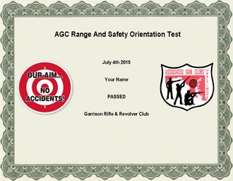 agc range safety and orientation certificate